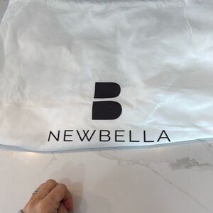 Newbella White Tote Bag